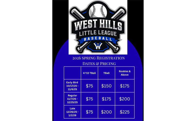 2026 Spring Registration